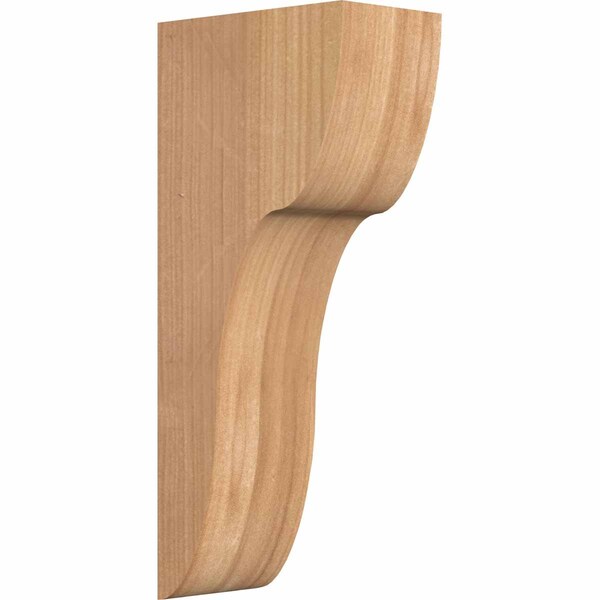 Ekena Millwork Carmel Smooth Corbel, Western Red Cedar, 3 1/2"W x 6"D x 14"H COR04X06X14CAR00SWR - main